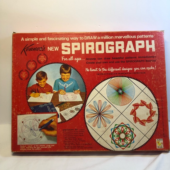 Vintage 1968 Spirograph, missing spool 36, 40 and pens, instructions included - Picture 8 of 16